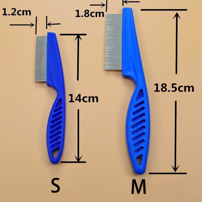 Home Pet Animal Care Protect Flea Comb for Dog Cat Pet Stainless Steel Comfort Flea Hair Comb Cat Chip Comb Pet Dog Cat Brush