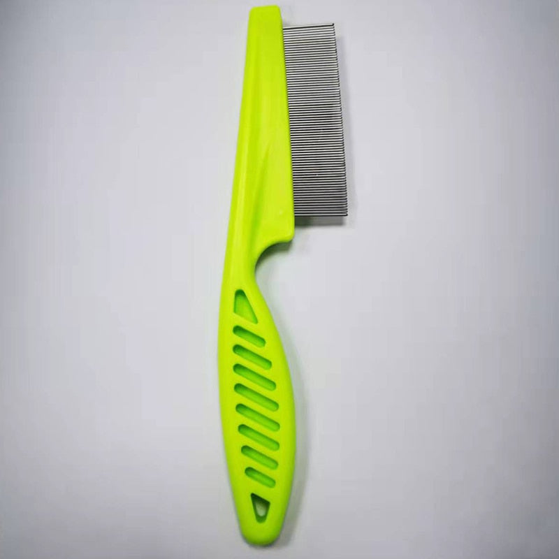 Home Pet Animal Care Protect Flea Comb for Dog Cat Pet Stainless Steel Comfort Flea Hair Comb Cat Chip Comb Pet Dog Cat Brush