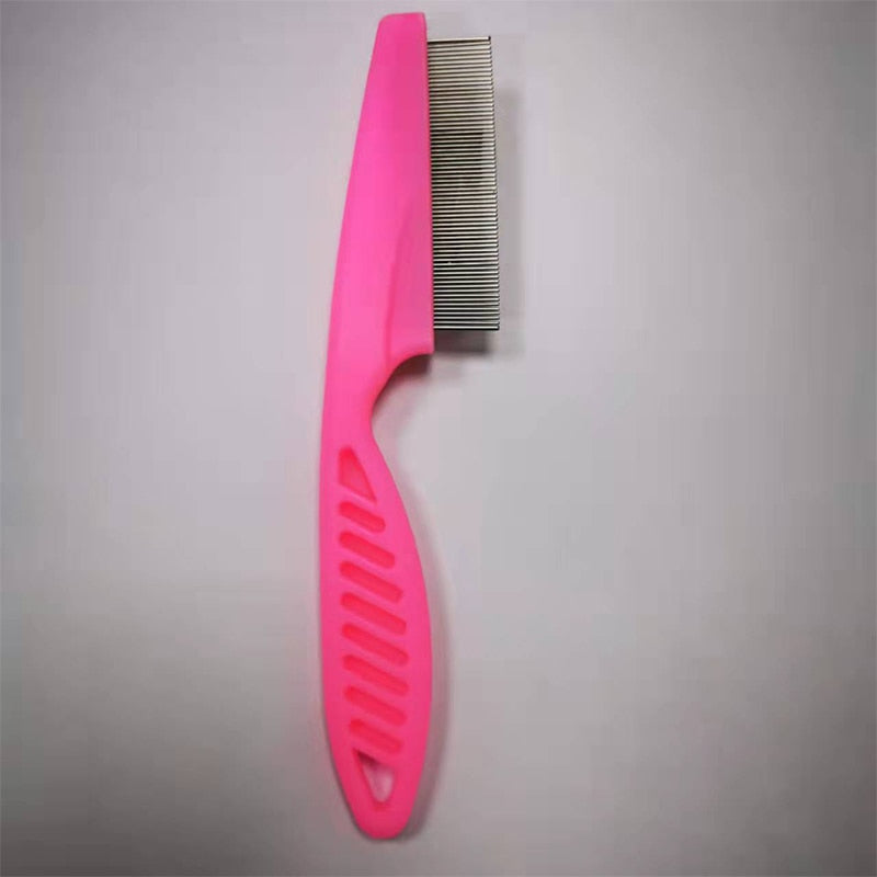 Home Pet Animal Care Protect Flea Comb for Dog Cat Pet Stainless Steel Comfort Flea Hair Comb Cat Chip Comb Pet Dog Cat Brush