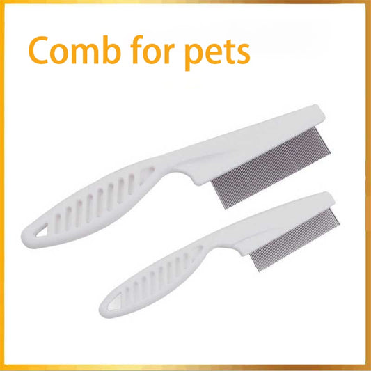 Home Pet Animal Care Protect Flea Comb for Dog Cat Pet Stainless Steel Comfort Flea Hair Comb Cat Chip Comb Pet Dog Cat Brush