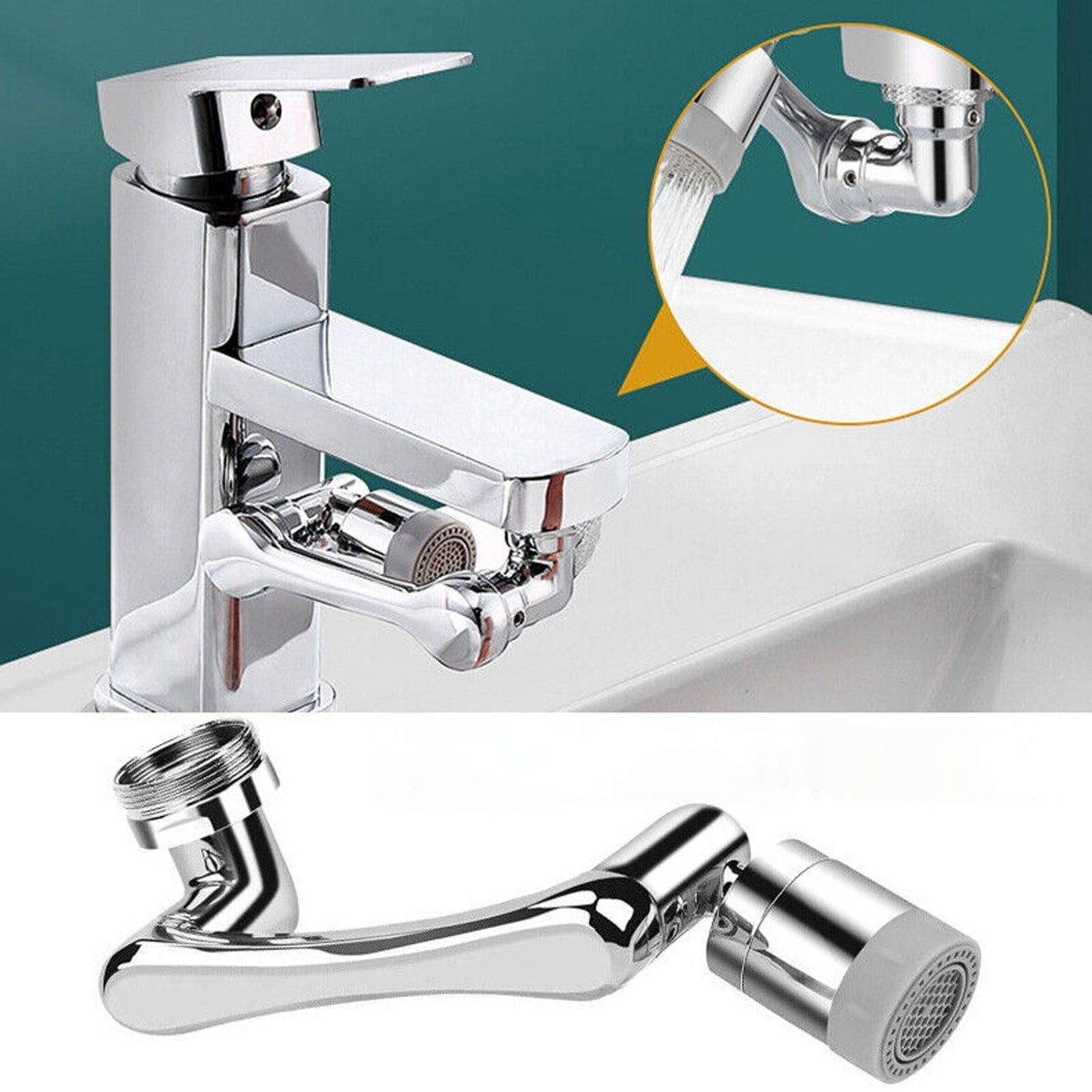 Robinet Rotatif 1080° Universel - lechatastrophe