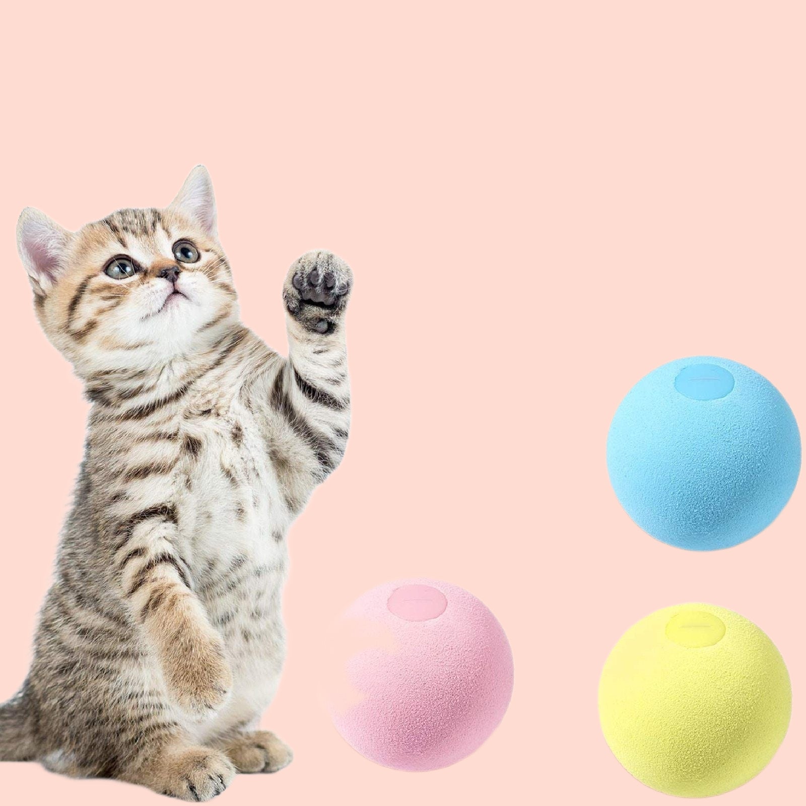 SmartBall™ - Balle intelligente d'apprentissage pour chat - lechatastrophe